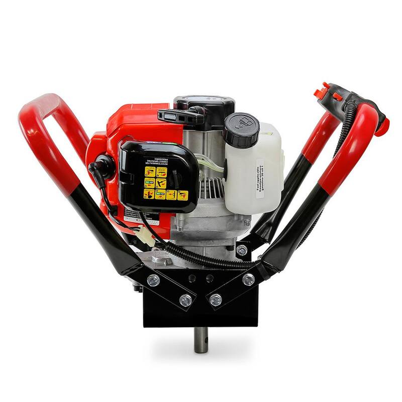 XtremepowerUS 55CC 1-Man Post Hole Digger with 8 in. Bit - KIT175