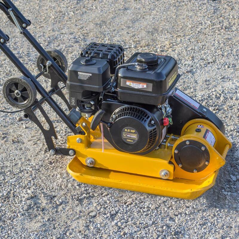 PRO-SERIES 6.5 HP 196 cc Plate Compactor with 3,000 lbs. Compaction Force - 804812