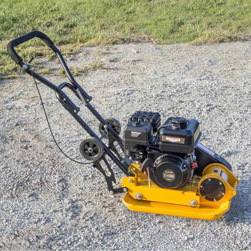 PRO-SERIES 6.5 HP 196 cc Plate Compactor with 3,000 lbs. Compaction Force - 804812