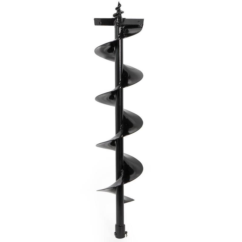 XtremepowerUS 55 cc 1-Man Post Hole Digger with 6 in. Earth Auger Bit - KIT029