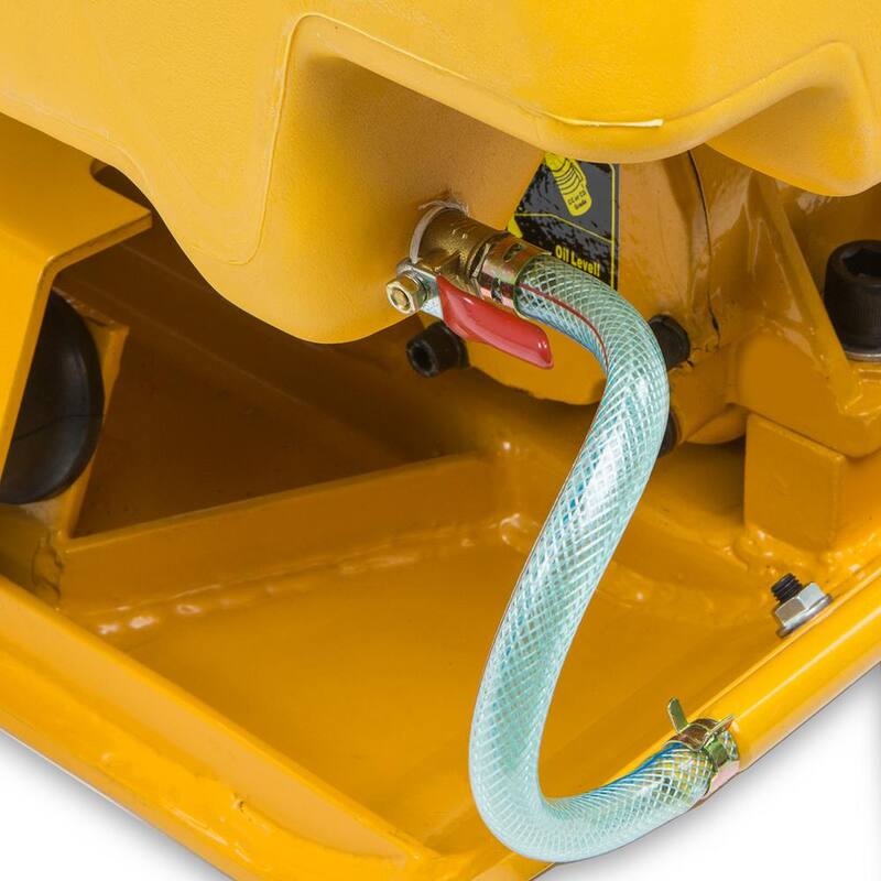 Stark 6.5 HP Gas Plate Compactor Vibratory Asphalt/Soil Tamper Rammer with Built-in Water Tank - 61006-H1