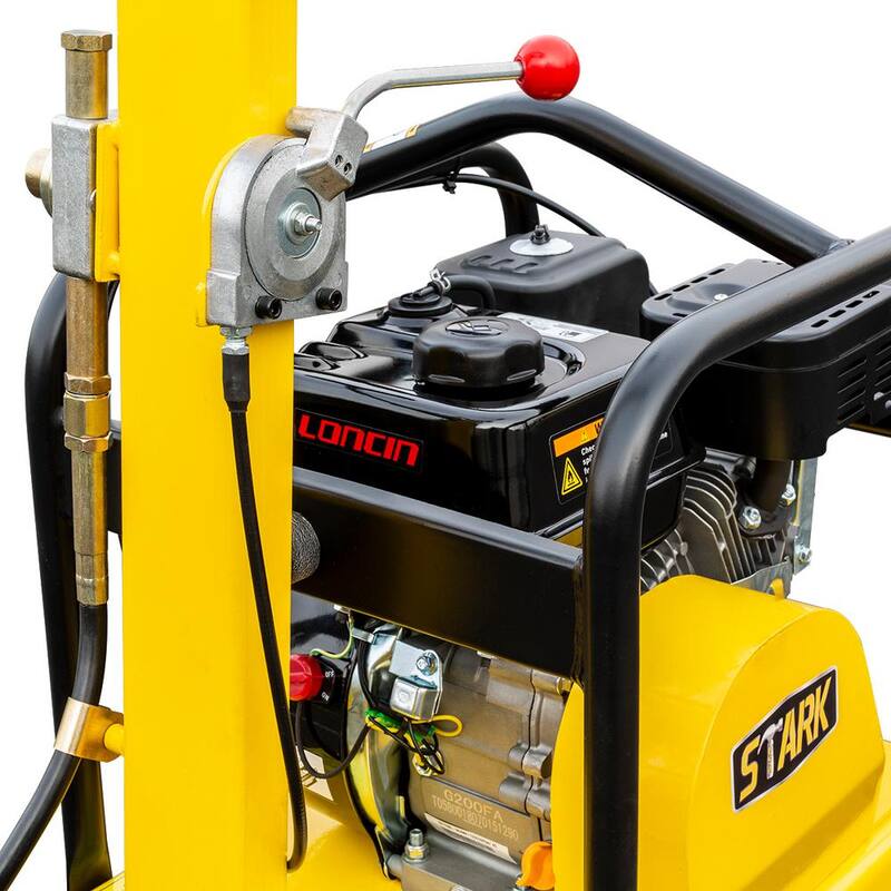 Stark 6.5 HP Reversible Walk-Behind Gas Plate Compactor Vibratory Asphalt/Soil Tamper Rammer, 4950 lbs. Compaction Force - 61012-H