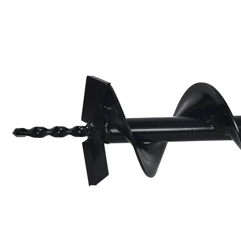 XtremepowerUS 55 cc 1-Man Post Hole Digger with 4 in. Earth Auger Bit - KIT045-H