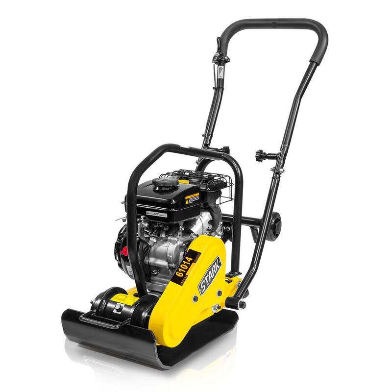 Stark 79 cc 2000 lbs. Compaction Force Plate Compactor and Vibratory Asphalt/Soil Rammer with 2.0 HP 4-Stroke Gasoline Engine - 61014-H