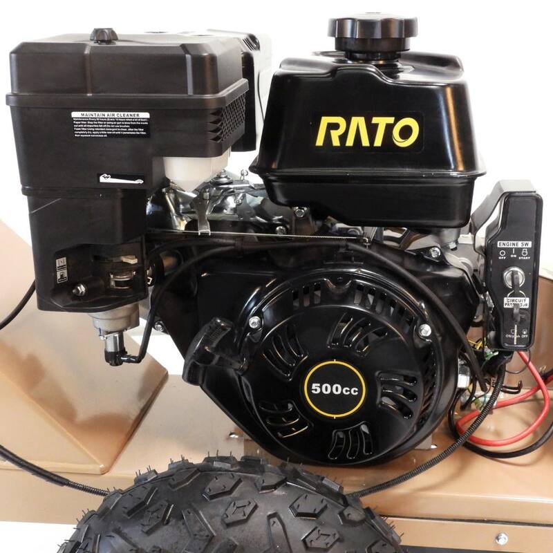 BIGBEAR POWER 12 in. Twin Cutter Tyrannic 15-HP Rato Gas Powered Bear Claw Stump Grinder - BBG2X2