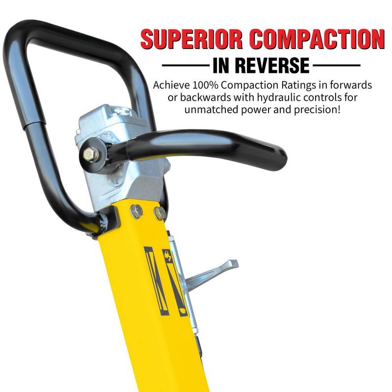 Tomahawk Power 5.5HP Honda Reverse Vibratory Plate Compactor Tamper Gravel Soil Compaction - TPC100H