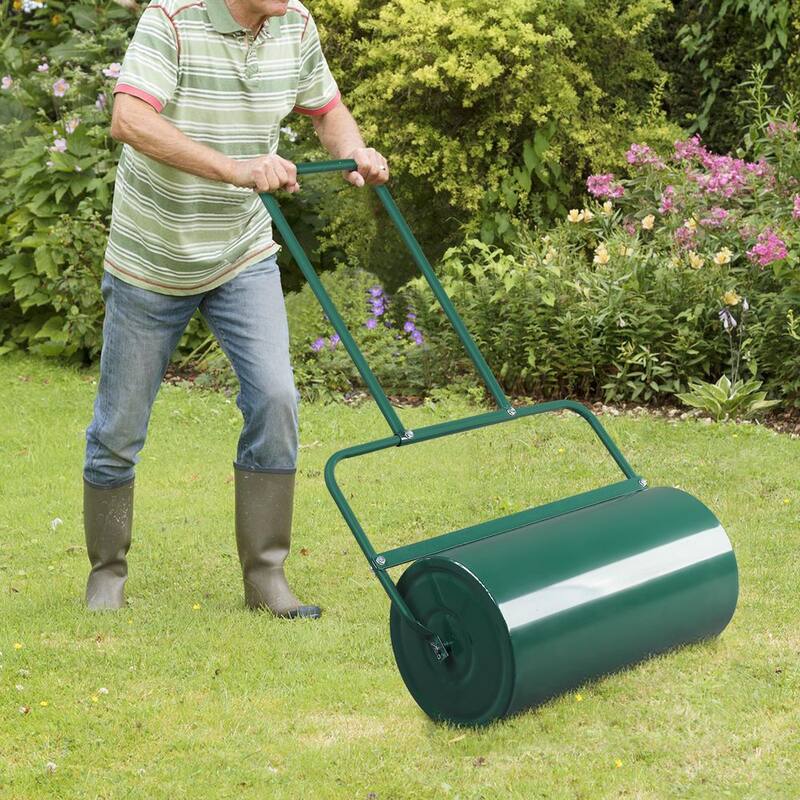Karl home 24 in. Iron Lawn Roller - 359962741538