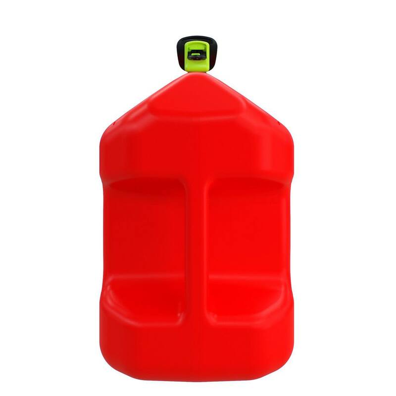 Scepter 5 Gal. Smart Control Gas Can with Rear Handle, Red Fuel Container - FSCG571