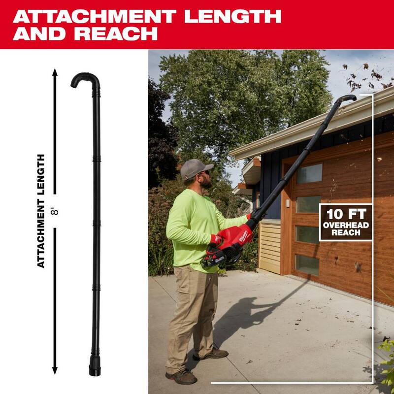 Milwaukee M18 Blower Gutter Cleaning Attachment - 49-16-2790