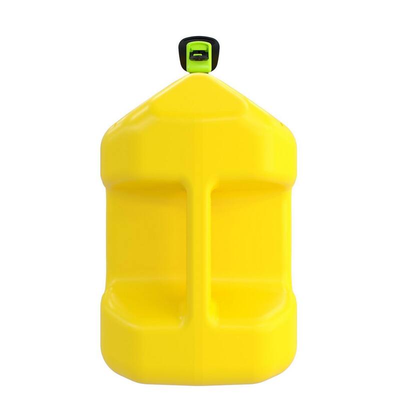 Scepter 5 gal. Smart Control Diesel Can with Rear Handle, Yellow Fuel Container - FSCD571