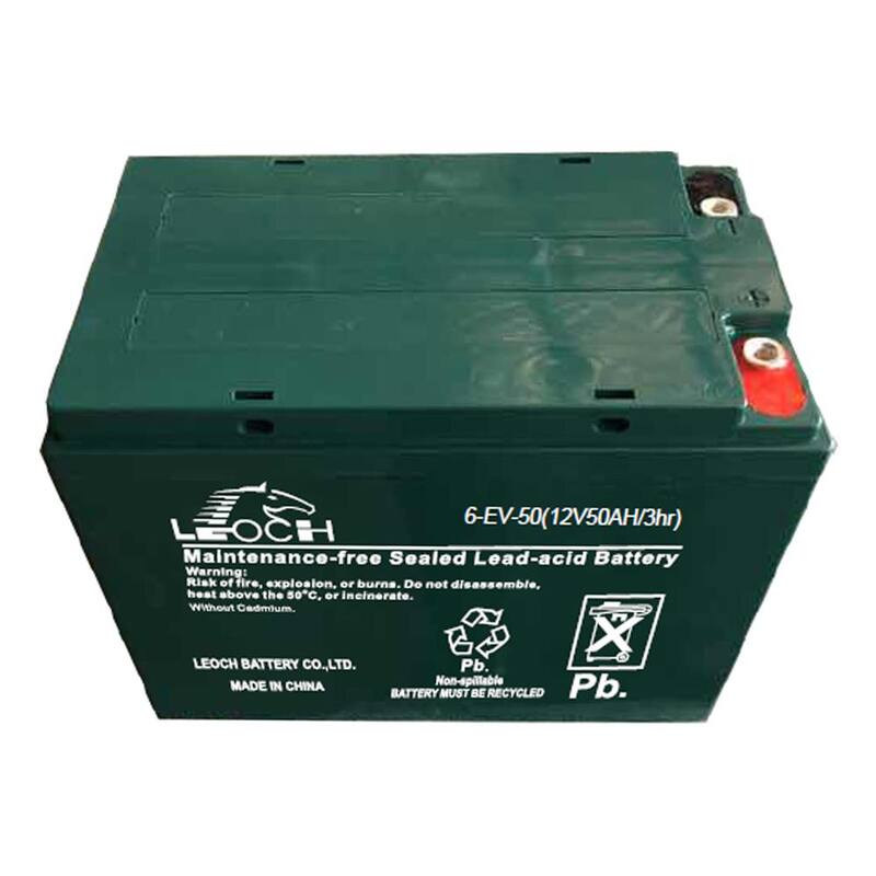 LEOCH 12-Volt 50 Ah Sealed Lead Acid Battery for Ryobi 30 in. Riding Mower - 6-EVF-50B