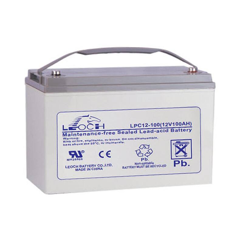 LEOCH (12-Volt 100 Ah) Non Spillable SLA Battery for Ryobi Riding Lawn Mower - LPC12-100T11