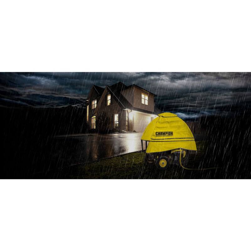 Champion Power Equipment Storm Shield Severe Weather Portable Generator Cover by GenTent for 4000 to 12,500-Starting Watts Generators - 100376