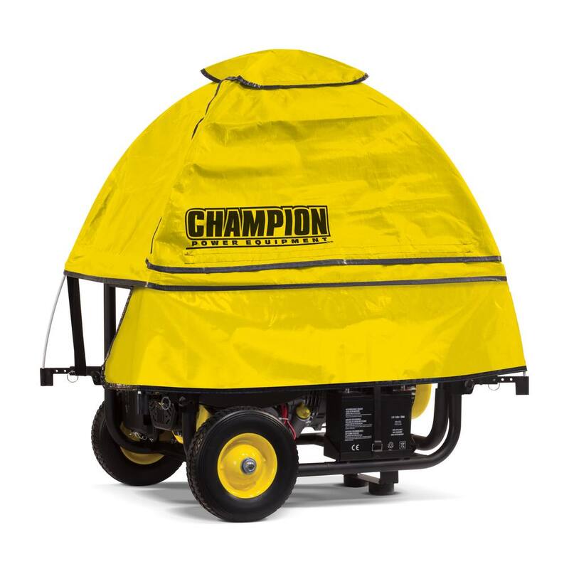 Champion Power Equipment Storm Shield Severe Weather Portable Generator Cover by GenTent for 4000 to 12,500-Starting Watts Generators - 100376