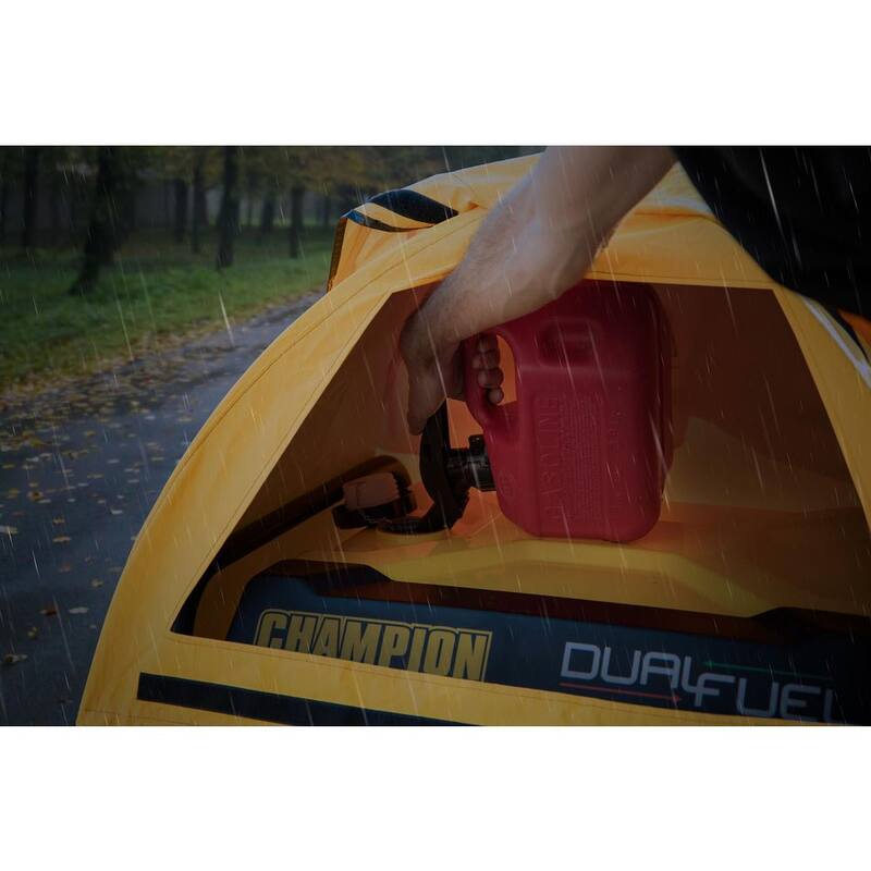 Champion Power Equipment Storm Shield Severe Weather Portable Generator Cover by GenTent for 4000 to 12,500-Starting Watts Generators - 100376