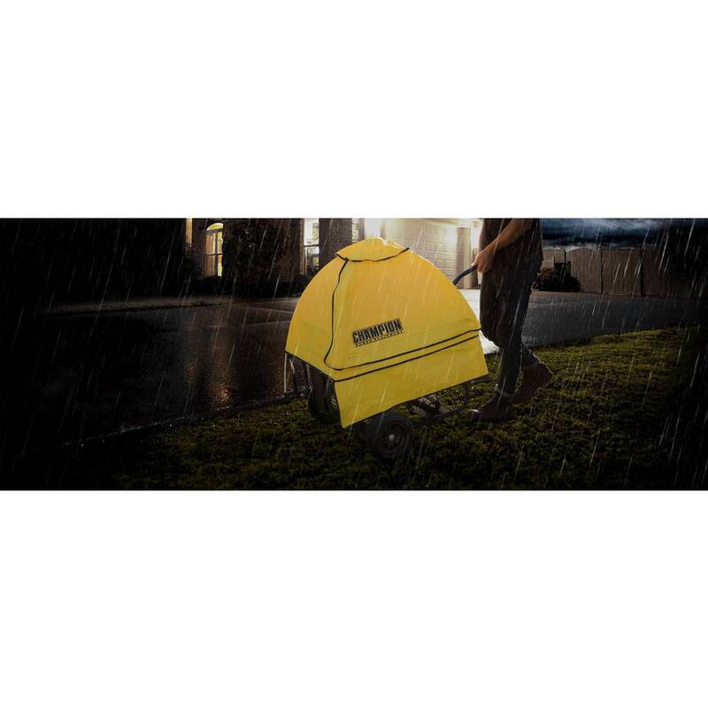 Champion Power Equipment Storm Shield Severe Weather Portable Generator Cover by GenTent for 4000 to 12,500-Starting Watts Generators - 100376