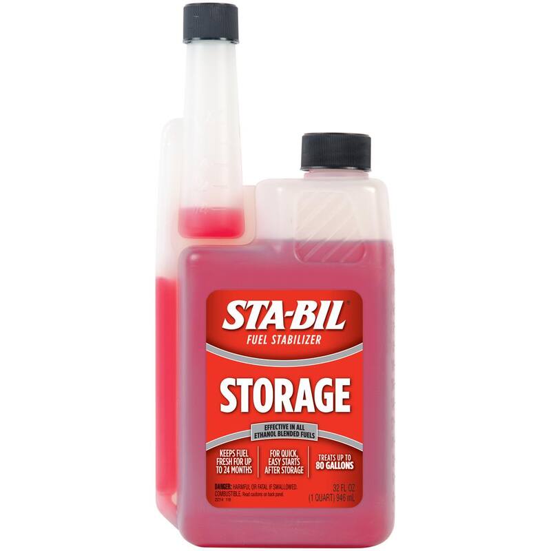 Sta-Bil Storage Fuel Stabilizer 32 oz. Treats 80 Gal. of Fuel - 22287