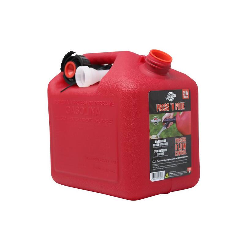 Garage Boss Press N Pour 2 Gal. Gas Can - GB320