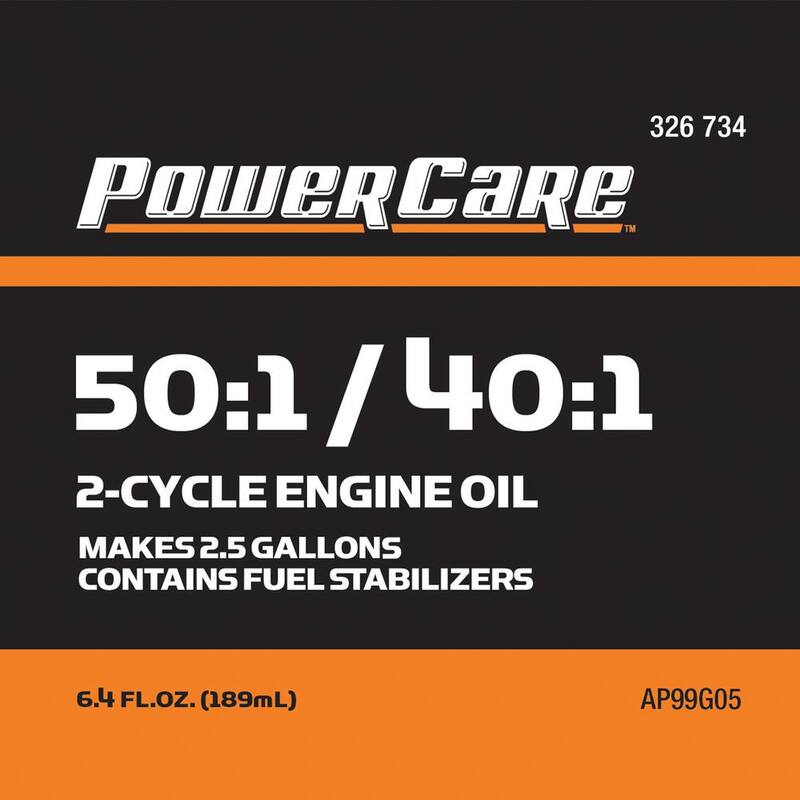 Powercare 6.4 oz. Synthetic-Blend 2-Cycle Oil - AP99G05