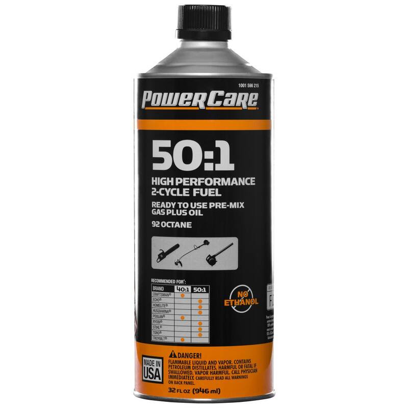 Powercare Power Care 32 oz. 50:1 Pre-Mixed Small Engine Fuel - 6985