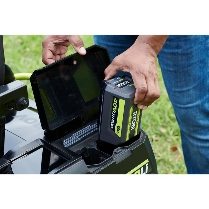 RYOBI 40V Lithium-Ion 6.0 Ah High Capacity Battery and Rapid Charger Starter Kit (2-Batteries) - OP40602B-06