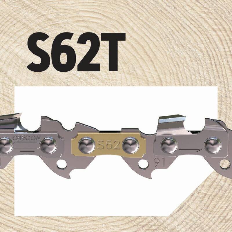 Oregon S62 Chainsaw Chain for 18 in. Bar, Fits Husqvarna, Echo, Poulan, Craftsman, Homelite and More (2-Pack) - S62T-21