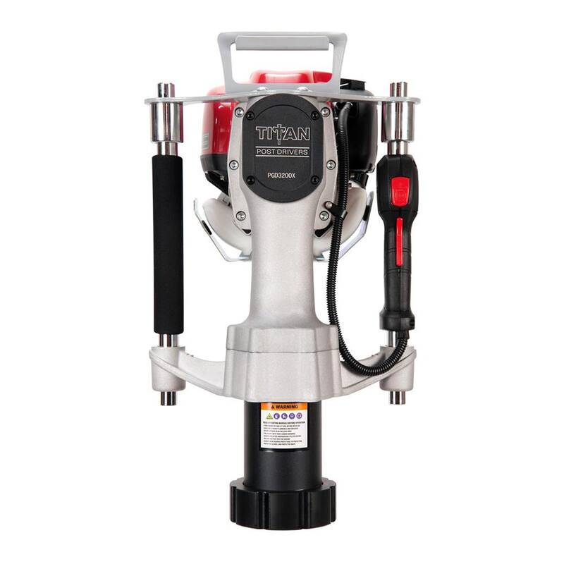TITAN POST DRIVERS X Contractor Grade 4-Stroke Gas Powered Post Driver - PGD3200X