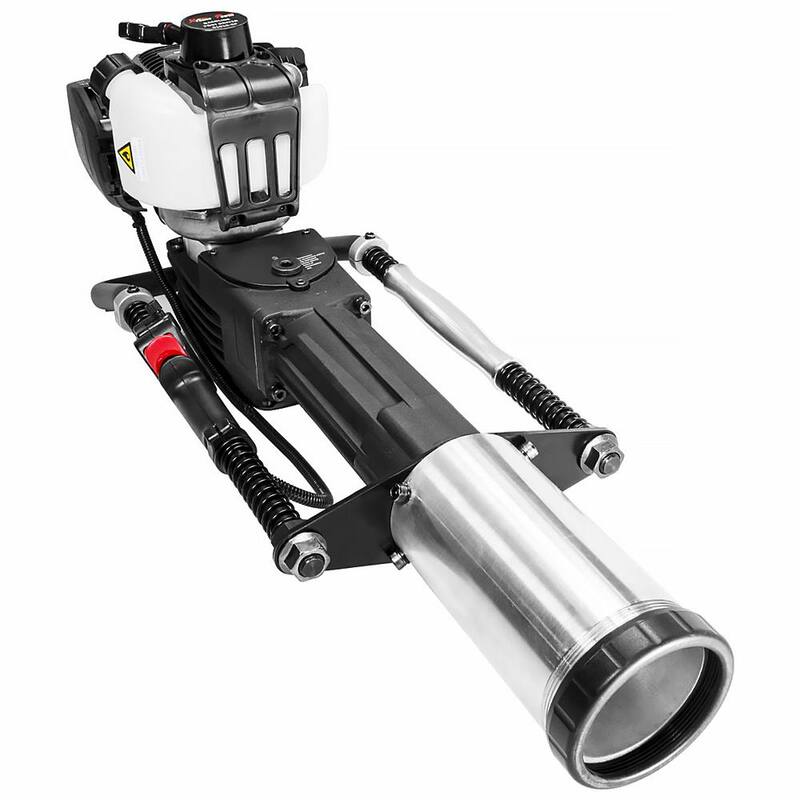XtremepowerUS 38 cc 4-Stroke Gas-Powered T-Post Pile Driver with Toolkit and Storage Case - 81011-XPH1