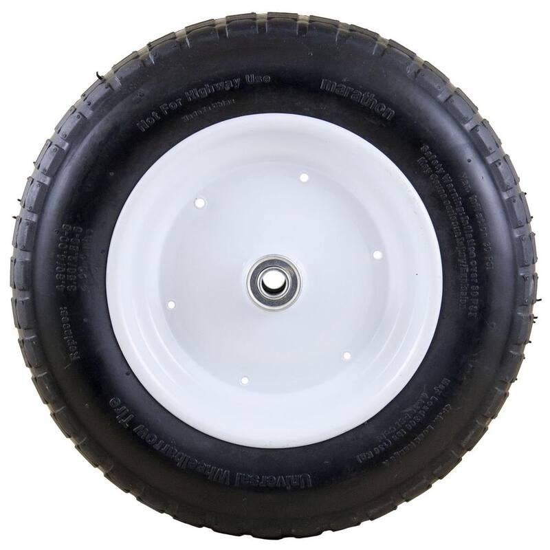 Marathon 14.5 in. Pneumatic Universal Wheelbarrow Wheels - 20260