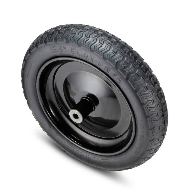 Gorilla 16 in. Flat Free Universal Wheelbarrow Tire - GTNF-16WB