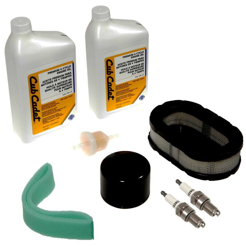 Cub Cadet Engine Maintenance Kit for Lawn Tractors and RZT Mowers with Kohler 7000 Series Twin Cylinder Engine - 490-950-C051