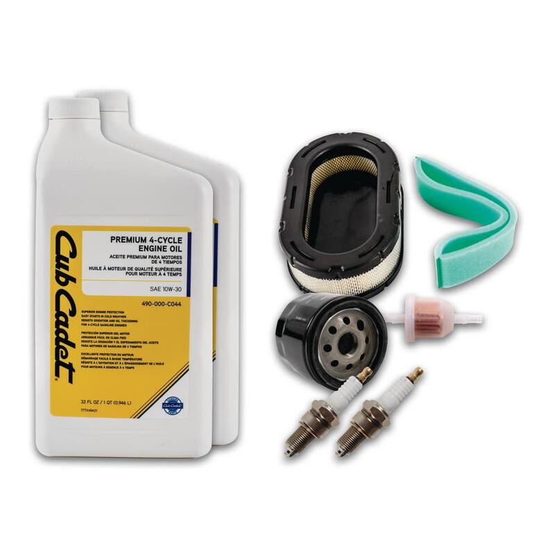 Cub Cadet Engine Maintenance Kit for Lawn Tractors and RZT Mowers with Kohler 7000 Series Twin Cylinder Engine - 490-950-C051
