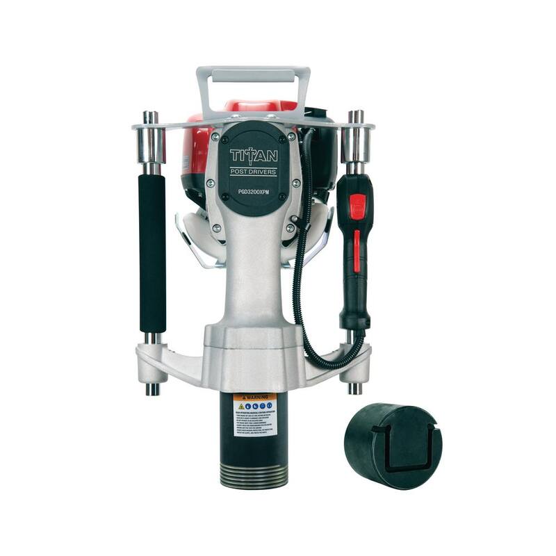 TITAN POST DRIVERS X Series Contractor Grade 4-Stroke Gas Powered Post Driver for Post Master Plus Post - PGD3200XPM