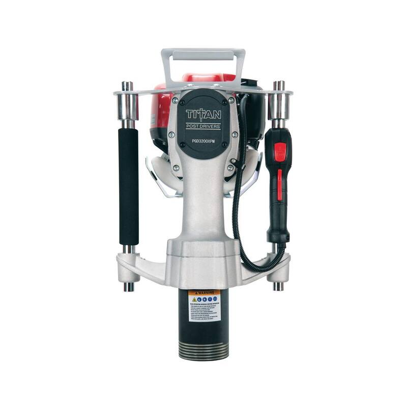 TITAN POST DRIVERS X Series Contractor Grade 4-Stroke Gas Powered Post Driver for Post Master Plus Post - PGD3200XPM