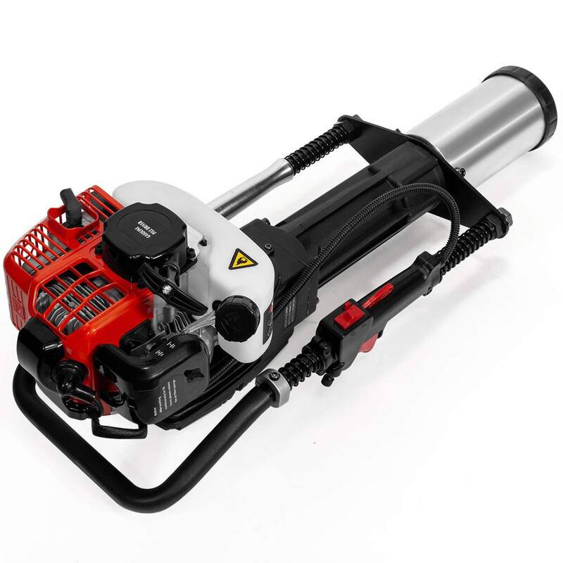 XtremepowerUS 52cc Gas-Powered 2-Stroke T-Post Fence Post Driver with Toolkit and Storage Case, EPA Certified - 81010-XPH