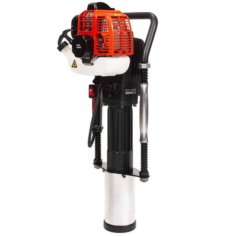 XtremepowerUS 52cc Gas-Powered 2-Stroke T-Post Fence Post Driver with Toolkit and Storage Case, EPA Certified - 81010-XPH