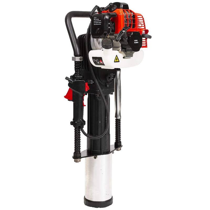 XtremepowerUS 52cc Gas-Powered 2-Stroke T-Post Fence Post Driver with Toolkit and Storage Case, EPA Certified - 81010-XPH