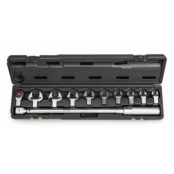 Capri Tools Interchangeable Torque Wrench Set, 14 x 18 mm, 30-250 ft.-lb., 11 pcs - CP31210-IC250FL