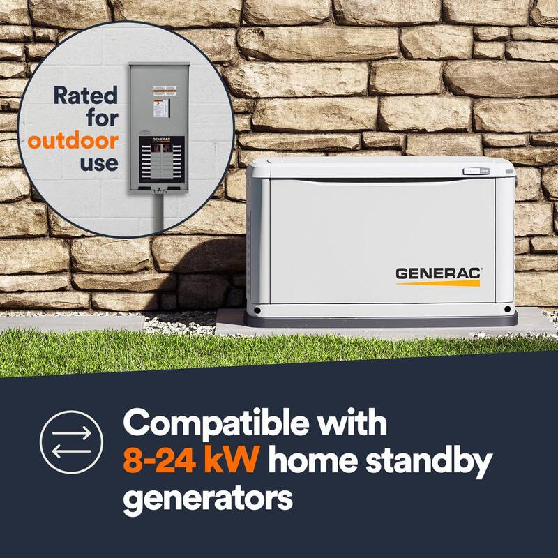Generac NEMA 3R Limited Circuit Automatic Transfer Switch - RXG16EZA3