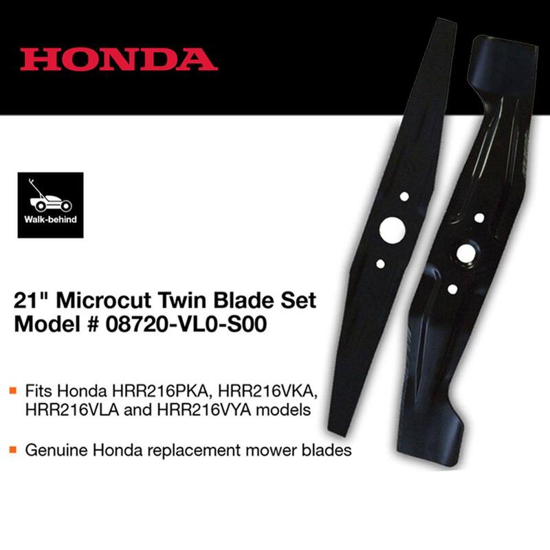 Honda 21 in. Deck Mower Microcut Twin Blade Set - 08720-VL0-S00