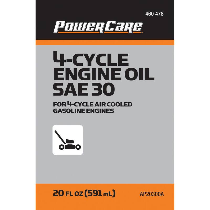 Powercare 20 oz. SAE 30 Tractor and Lawn Mower Engine Oil - AP20300A