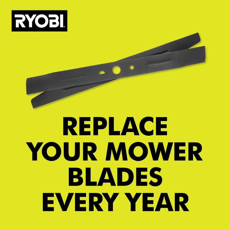 RYOBI 21 in. Replacement Blades for 21 in. Dual Blade Lawn Mower - AC04024