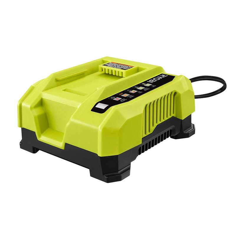 RYOBI 40-Volt Lithium-Ion High Capacity 7.5 Ah Battery and Rapid Charger - OP40753-06