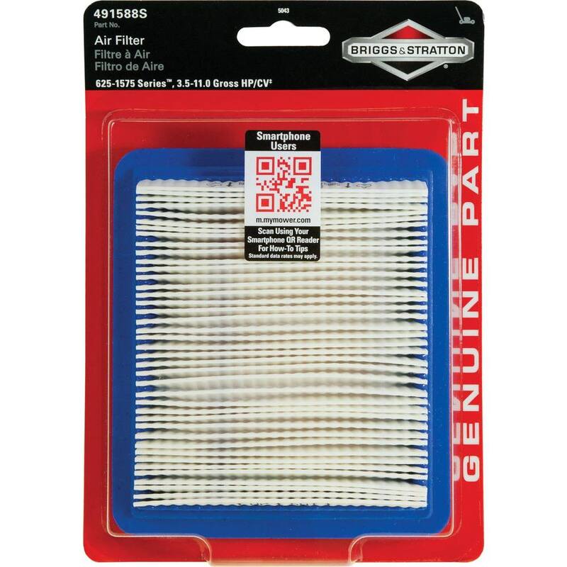 Briggs & Stratton Air Filter for 3.5 Through 6.75 HP Quantum Engines and 625-1575 Series Engines - 5043K