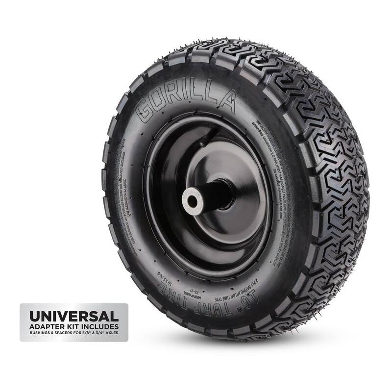 Gorilla 16 in. Turf Universal Wheelbarrow Tire - GTT-16WB