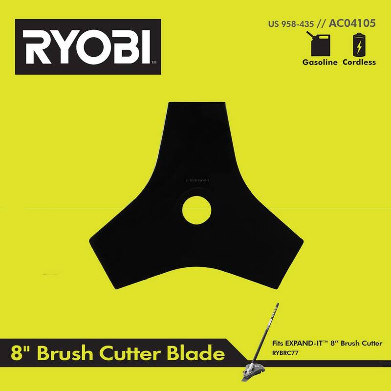 RYOBI Tri-Arc Brush Cutter Blade and Expand-It Brands - AC04105