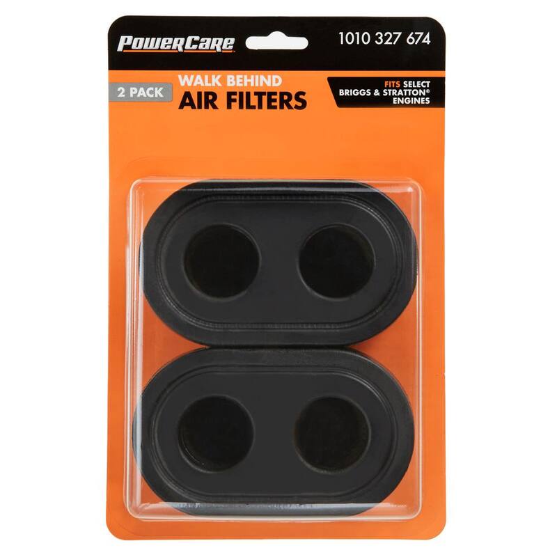 Powercare 2-PK Air Filter for Briggs and Stratton Engines, Replaces OEM Numbers 5432, 593260, 798452 - PCR4404