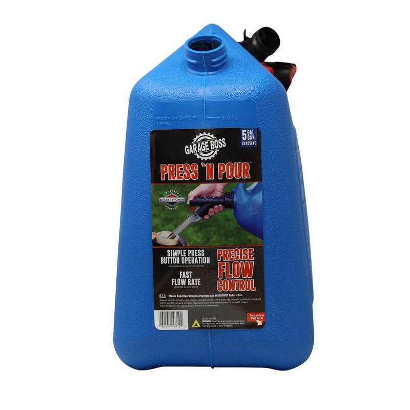Garage Boss Press N Pour 5 Gal. Kerosene Can - GB359