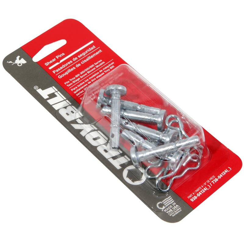 Troy-Bilt Original Equipment Shear Pins for All 2-Stage Snow Blowers (Set of 6) - 490-241-Y055