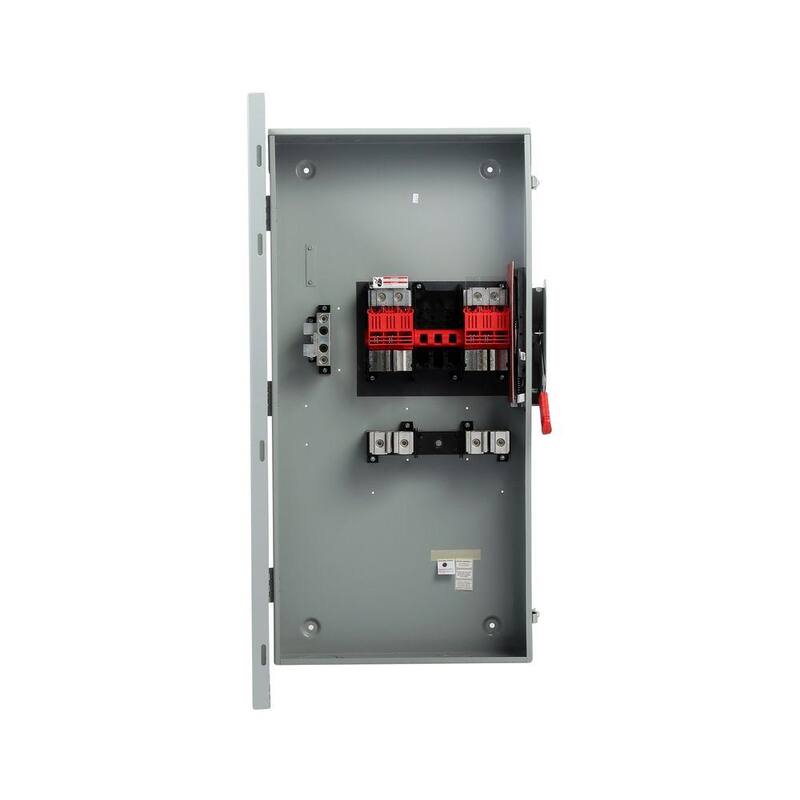 Siemens General Duty 400 Amp 240-Volt Double Pole Indoor Fusible Safety Switch - GF225NA